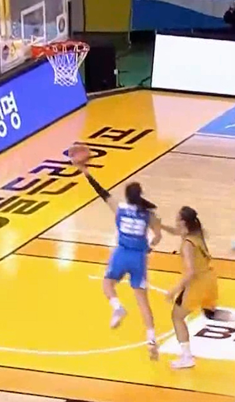 '연속 돌파 득점' 오늘 몸이 너무나 가벼운 김단비