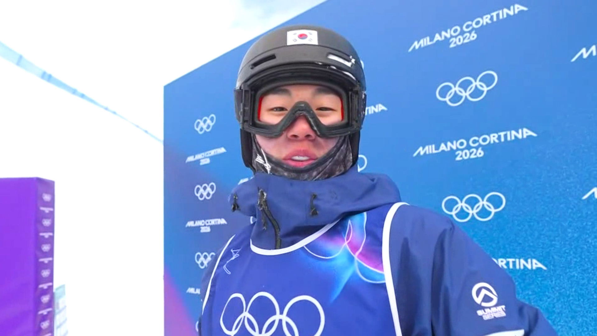 '2차 시기가 남았으니까!' 넘어졌지만 씩씩한 이윤승