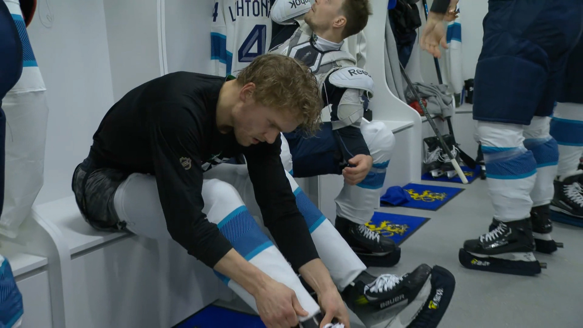 'NHL 올스타급 멤버!' 경기를 준비하는 핀란드 대표팀