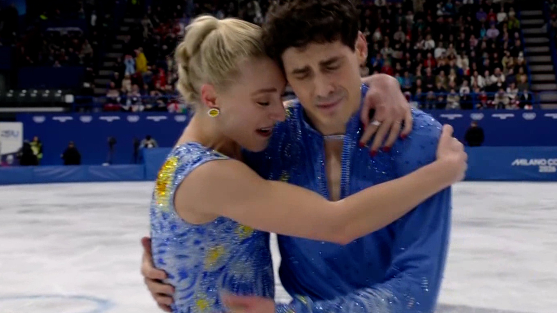 '3위 확보!' 눈물이 앞을 가리는 캐나다 팀의 연기