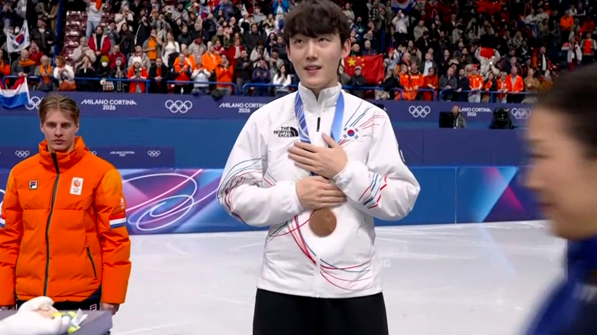 '값진 동메달!' 생애 첫 올림픽 메달을 받는 임종언