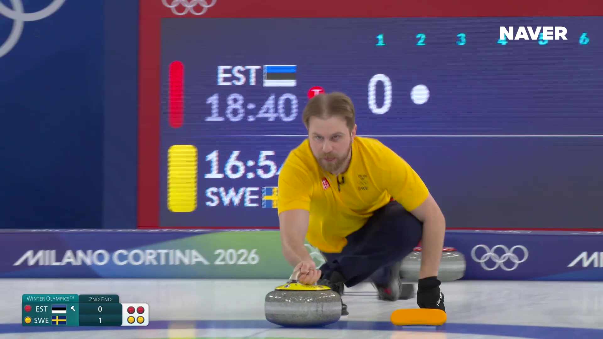 컬링 믹스더블 에스토니아 vs 스웨덴 풀영상 [2026 밀라노 코르티나 동계올림픽]