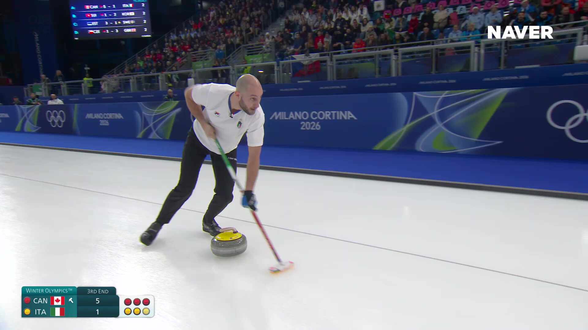 컬링 믹스더블 캐나다 vs 이탈리아 풀영상 [2026 밀라노 코르티나 동계올림픽]