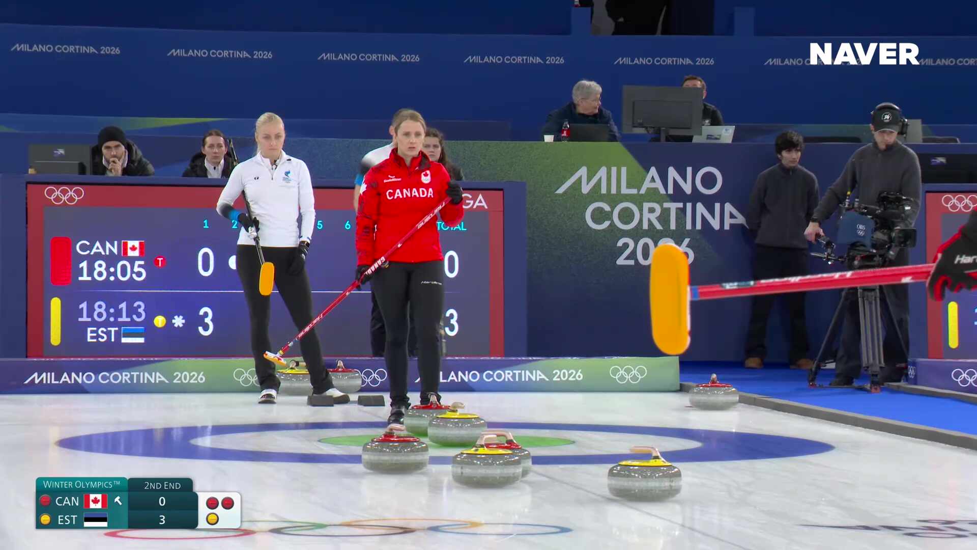 컬링 믹스더블 캐나다 vs 에스토니아 풀영상 [2026 밀라노 코르티나 동계올림픽]