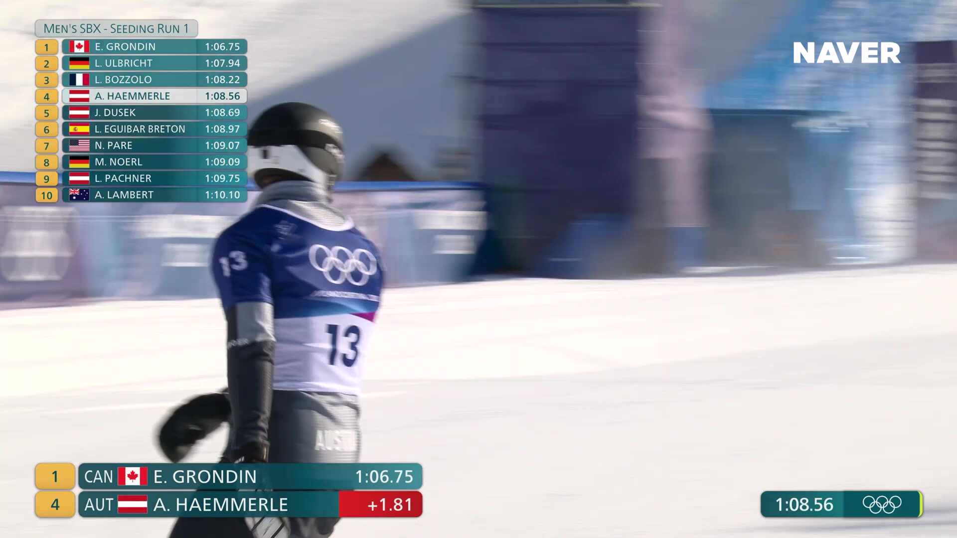 스노보드 남자 크로스 시드/1&2차 풀영상 [2026 밀라노 코르티나 동계올림픽]