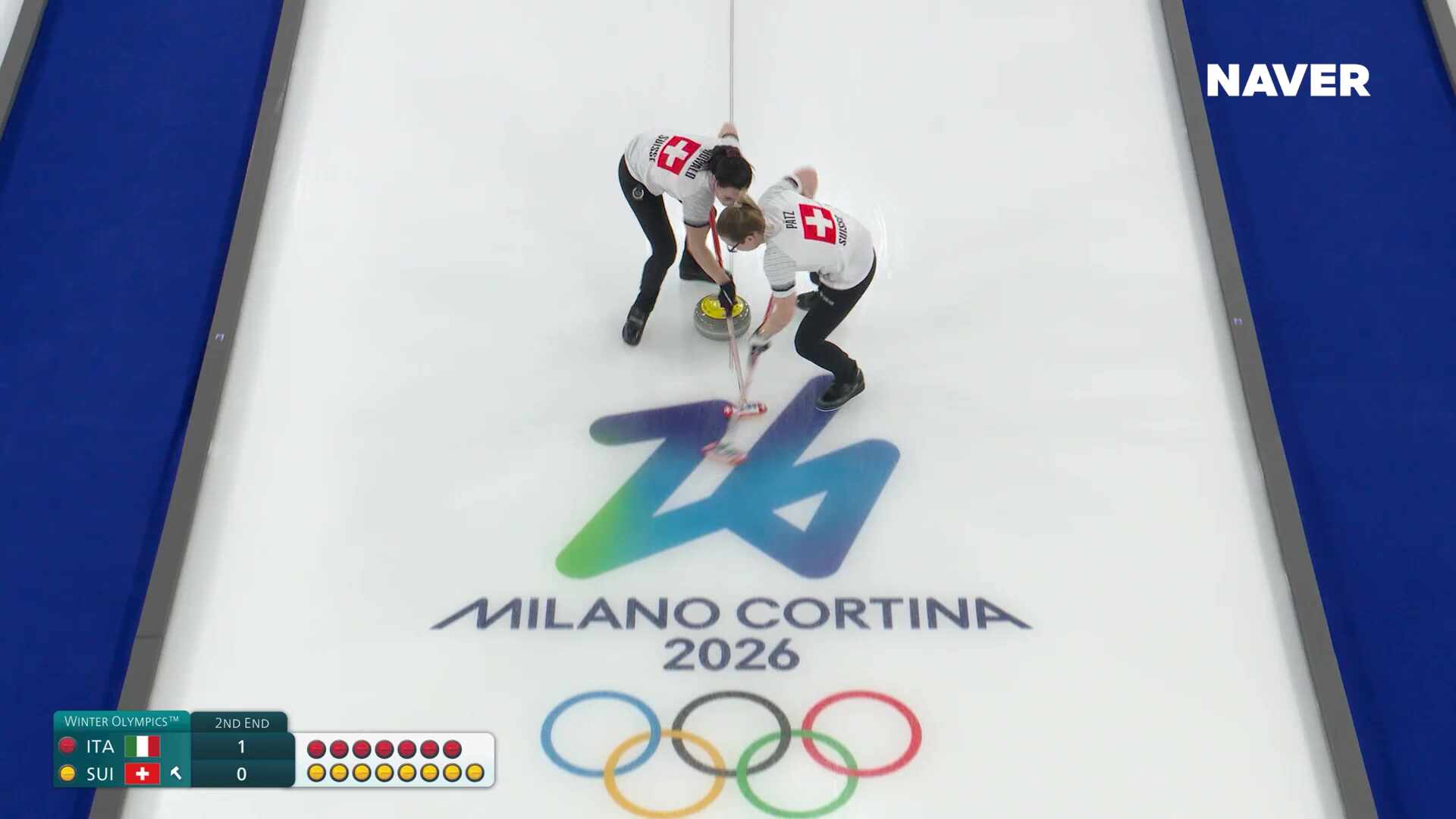 컬링 여자 예선 이탈리아 vs 스위스 풀영상 [2026 밀라노 코르티나 동계올림픽]