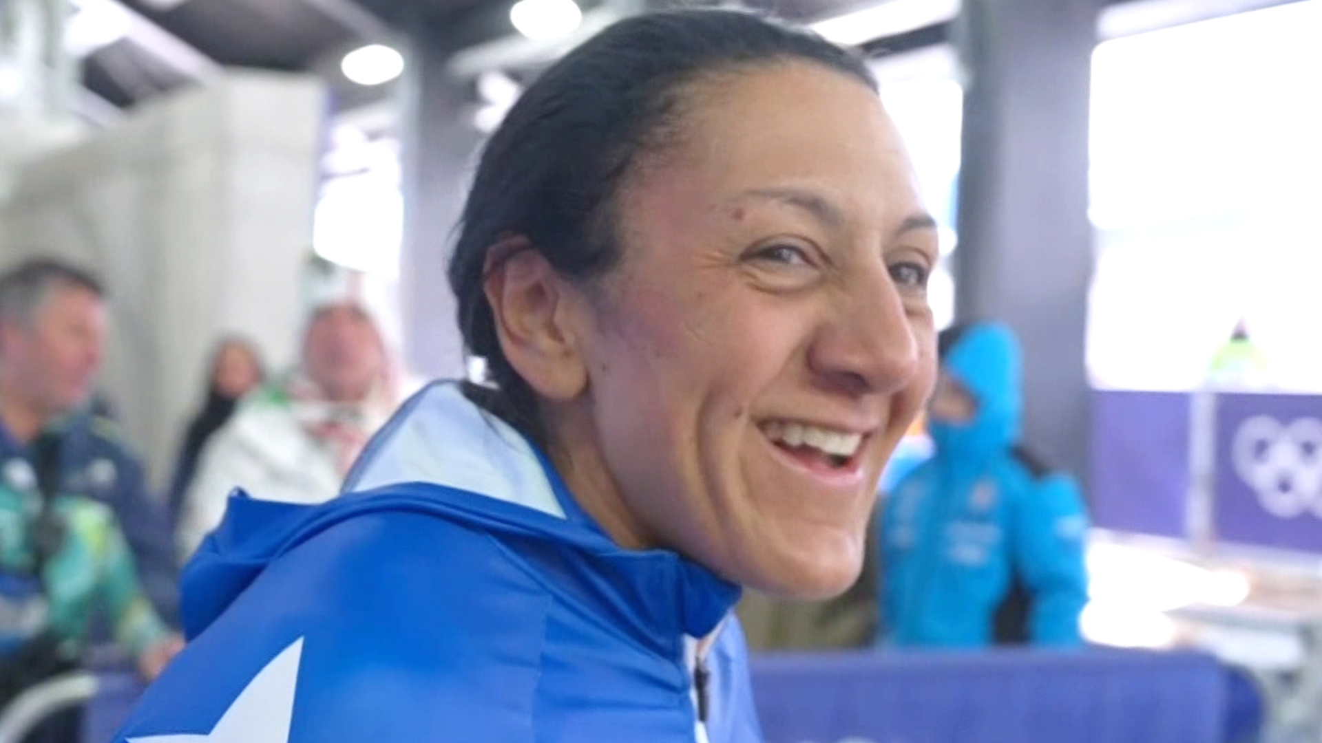 '41살의 베테랑' 0.05초 차 2위에 오르는 일라나 마이어스 테일러