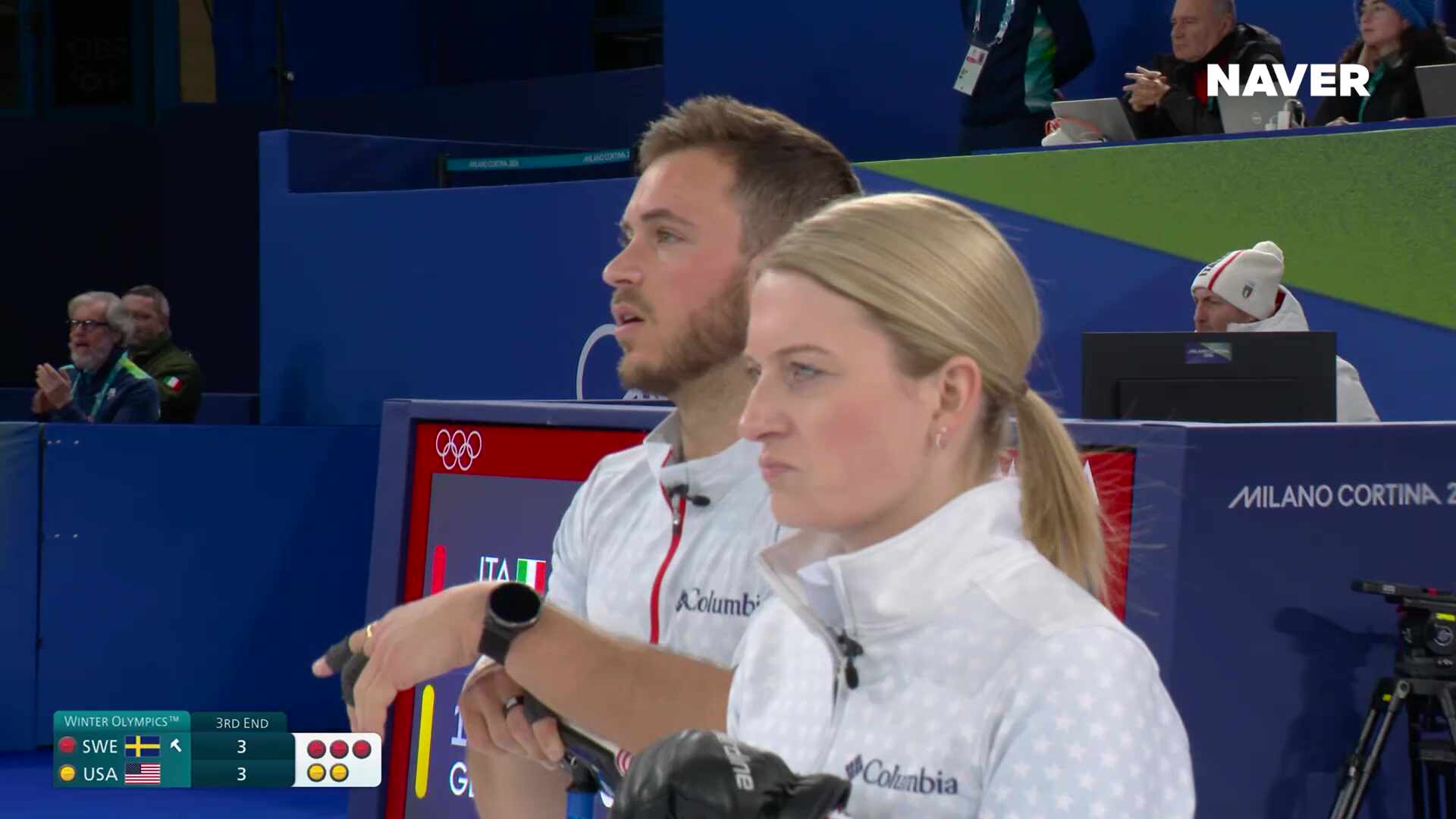 컬링 믹스더블 미국 vs 스웨덴 풀영상 [2026 밀라노 코르티나 동계올림픽]