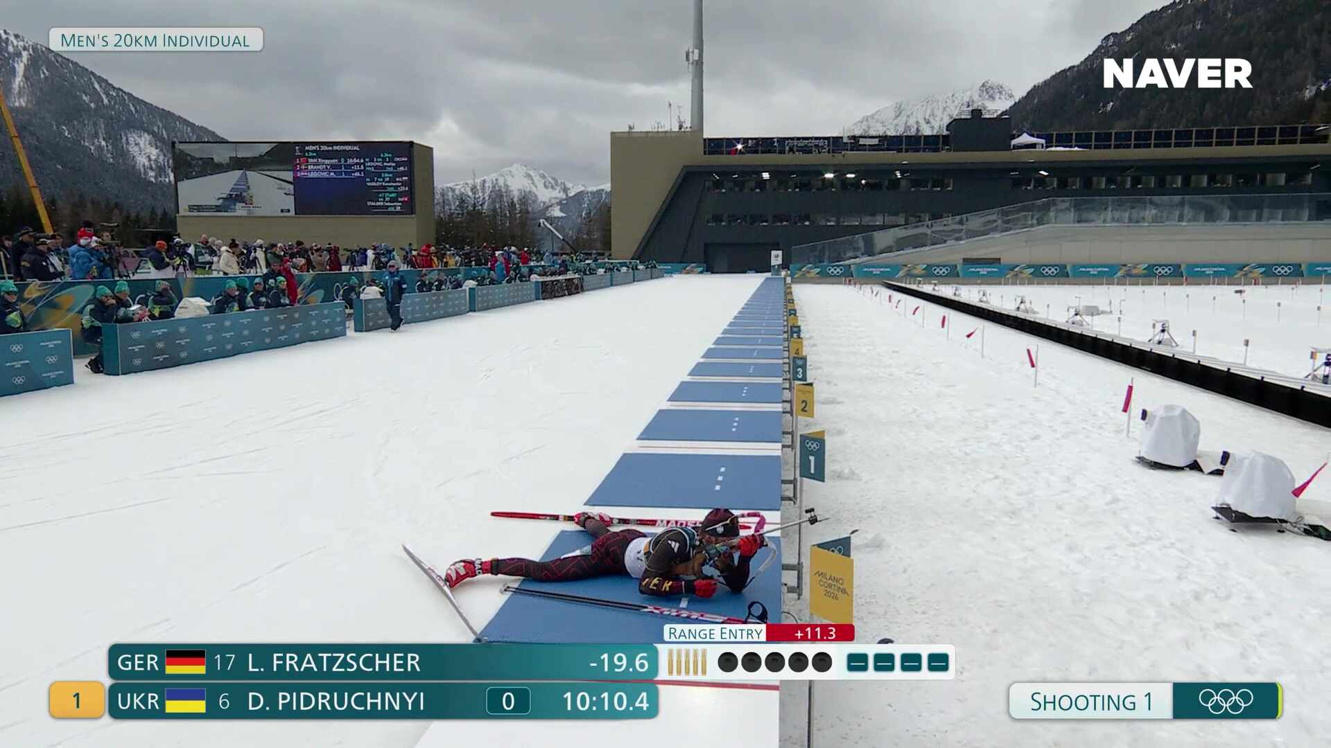 바이애슬론 남자 개인 20km 풀영상 [2026 밀라노 코르티나 동계올림픽]