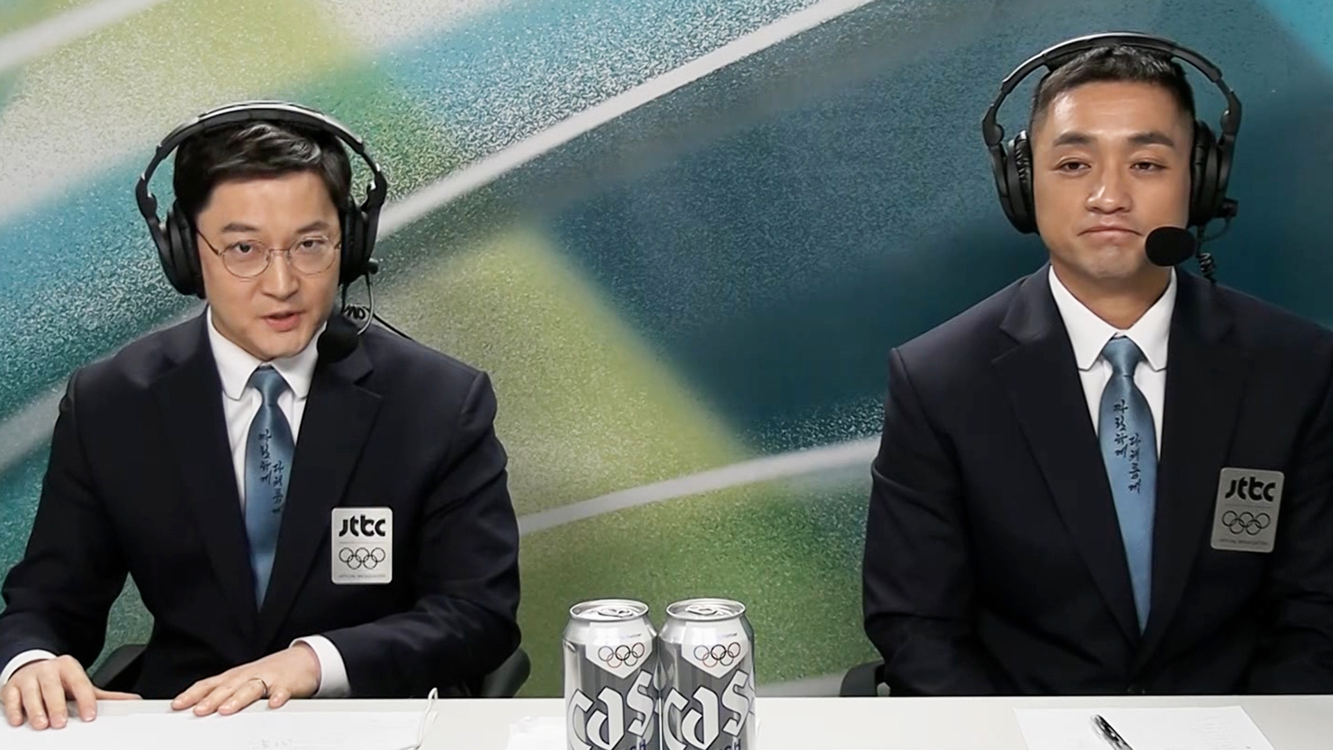 개인전을 마치고 박용식 캐스터에게 DM을 보낸 정승기 선수