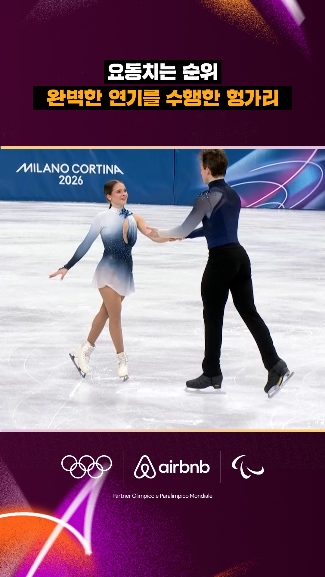 '요동치는 순위' 완벽한 연기를 수행한 헝가리 팀