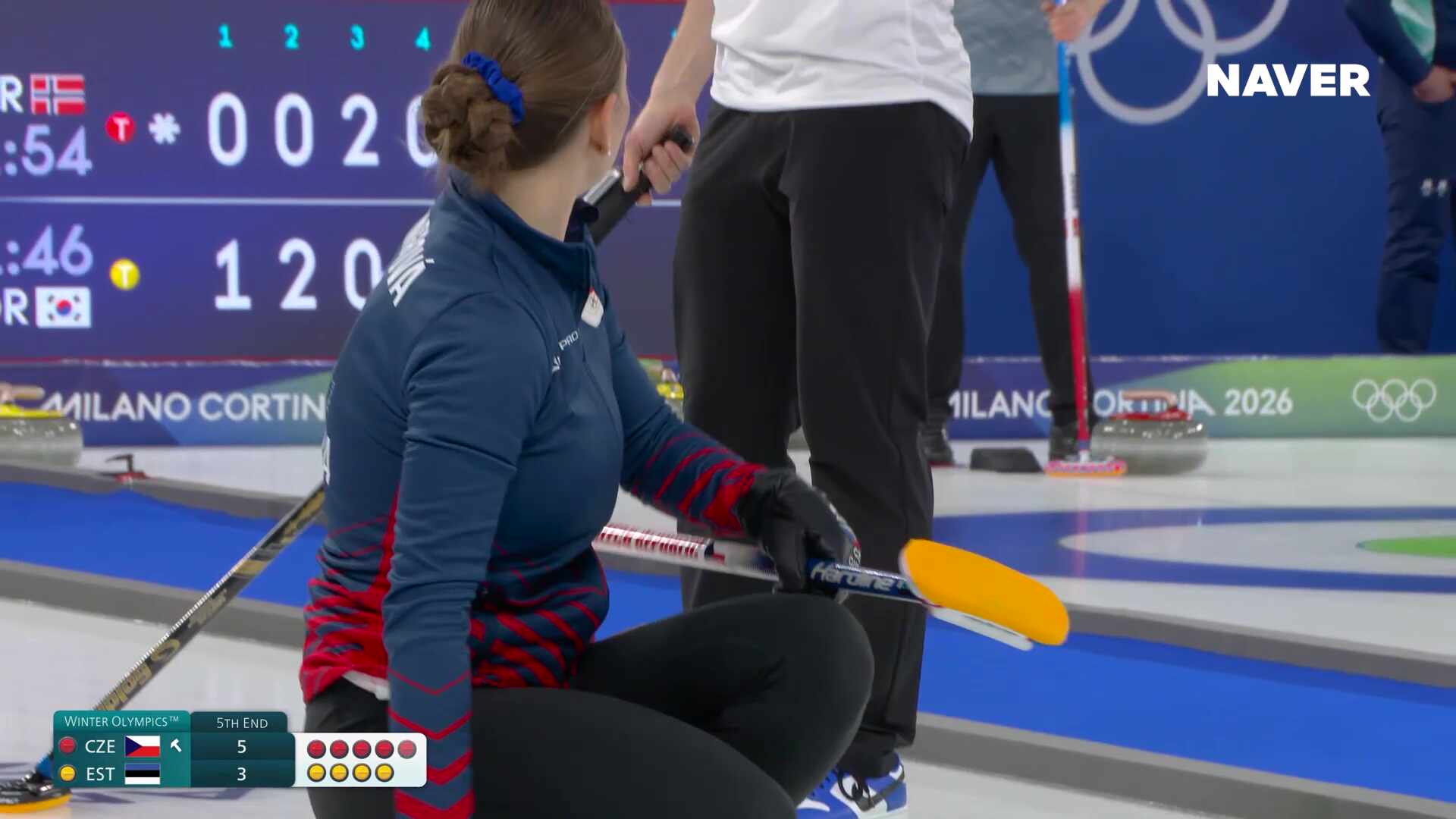 컬링 믹스더블 체코 vs 에스토니아 풀영상 [2026 밀라노 코르티나 동계올림픽]