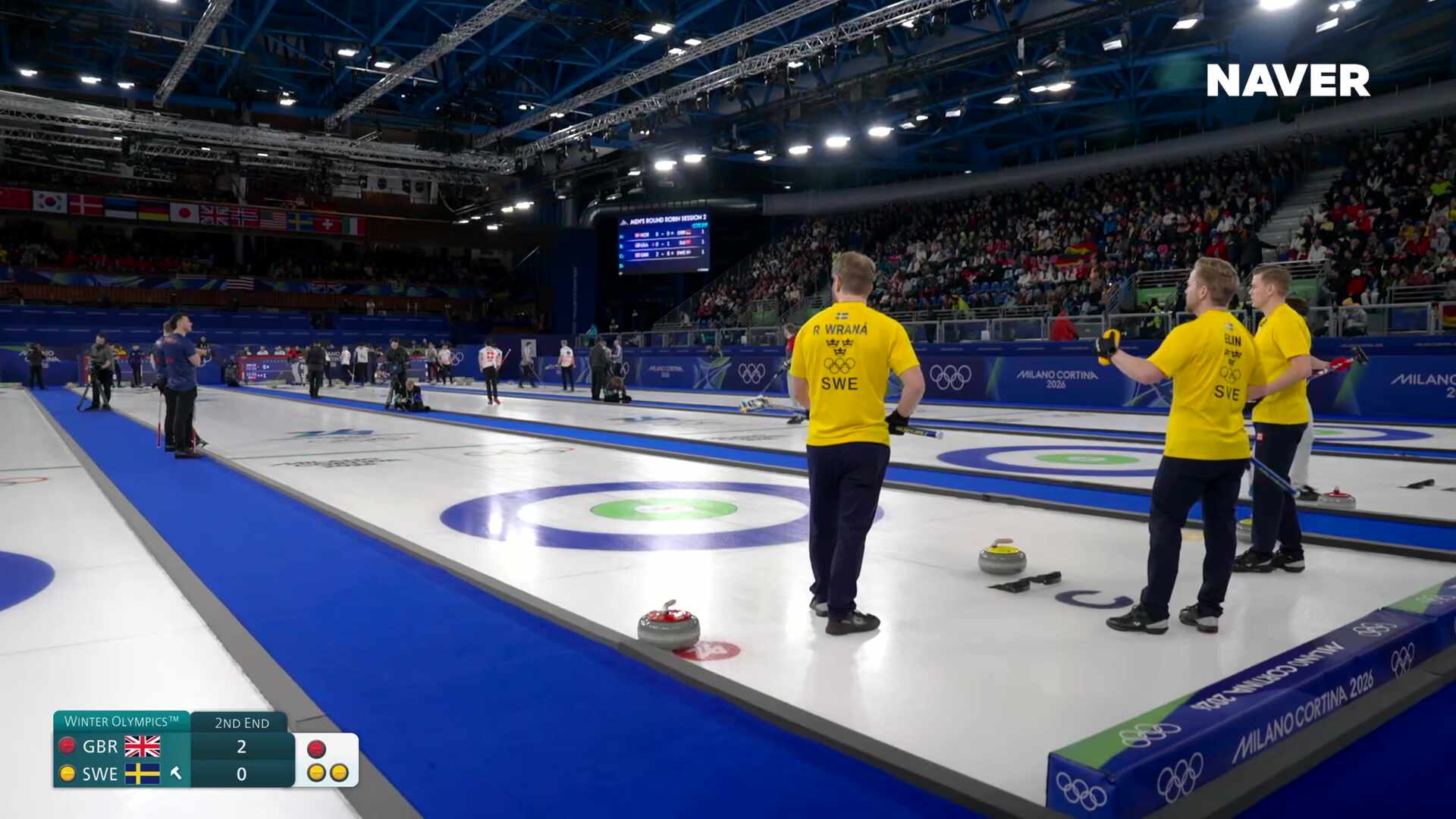 컬링 남자 예선 영국 vs 스웨덴 풀영상 [2026 밀라노 코르티나 동계올림픽]