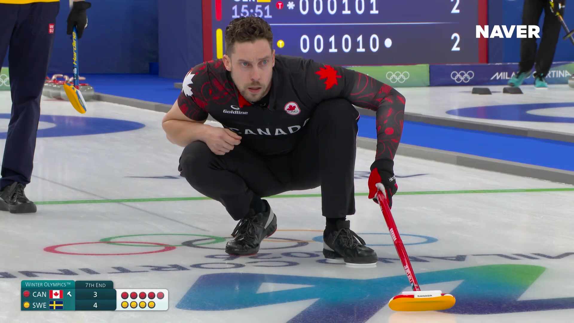 컬링 남자 예선 캐나다 vs 스웨덴 풀영상 [2026 밀라노 코르티나 동계올림픽]
