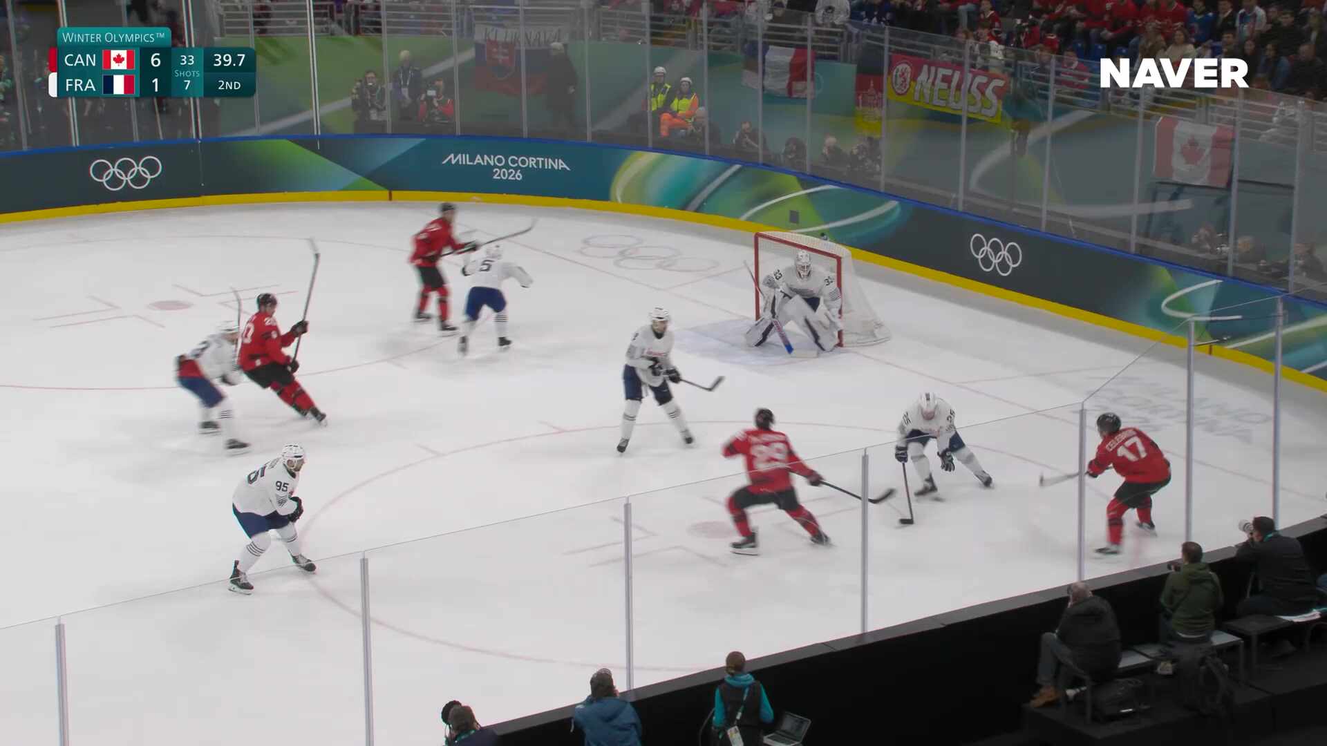 아이스하키 남자 캐나다 vs 프랑스 풀영상 [2026 밀라노 코르티나 동계올림픽]
