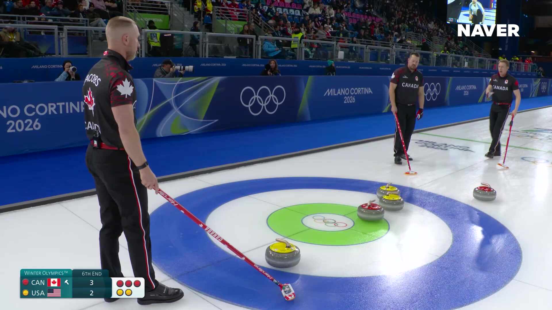 컬링 남자 예선 캐나다 vs 미국 풀영상 [2026 밀라노 코르티나 동계올림픽]