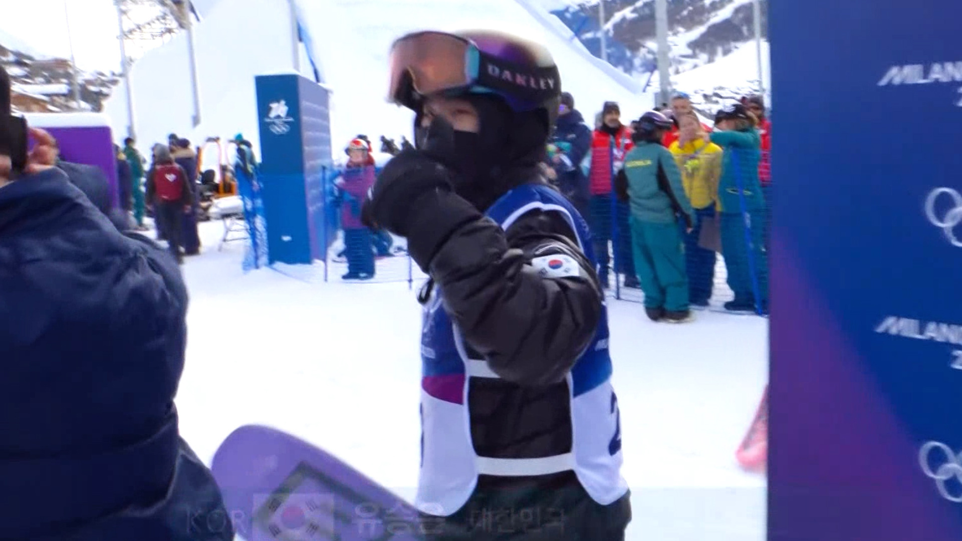 자신의 이번 올림픽 마지막 도전을 끝낸 유승은