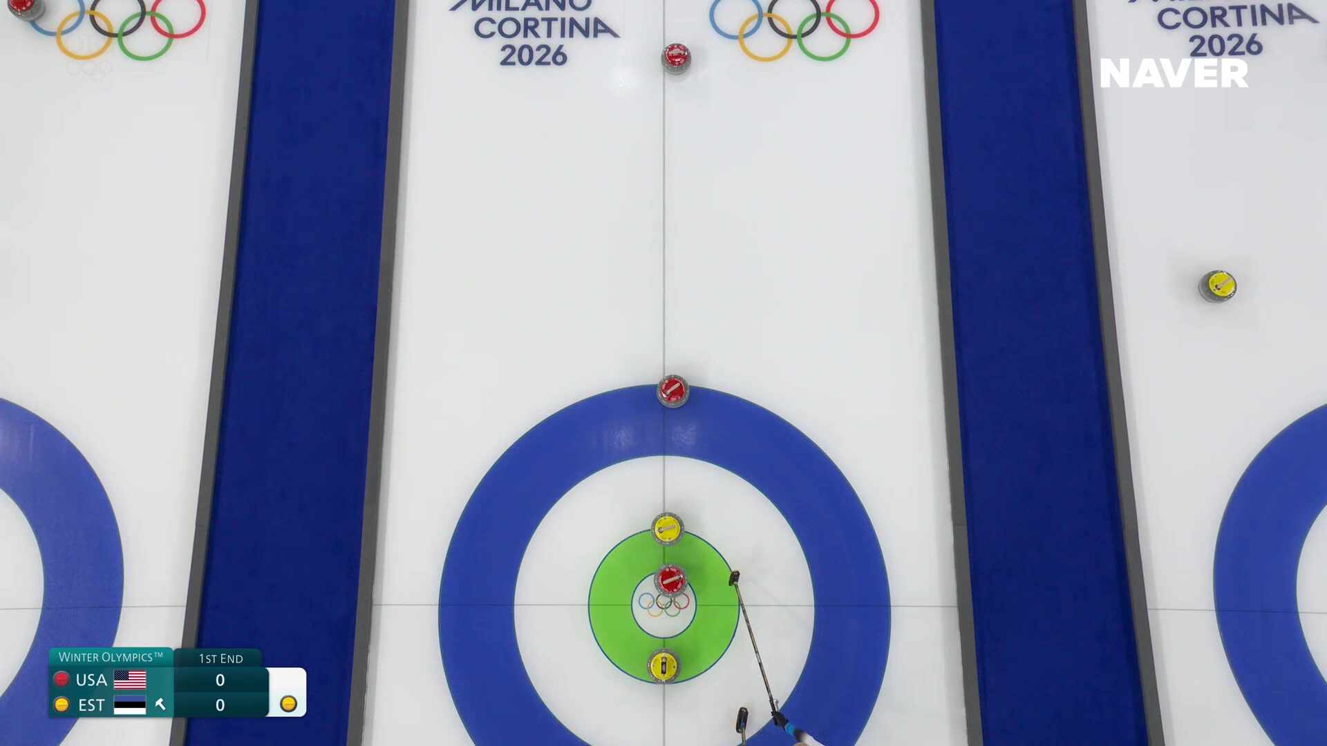 컬링 믹스더블 미국 vs 에스토니아 풀영상 [2026 밀라노 코르티나 동계올림픽]