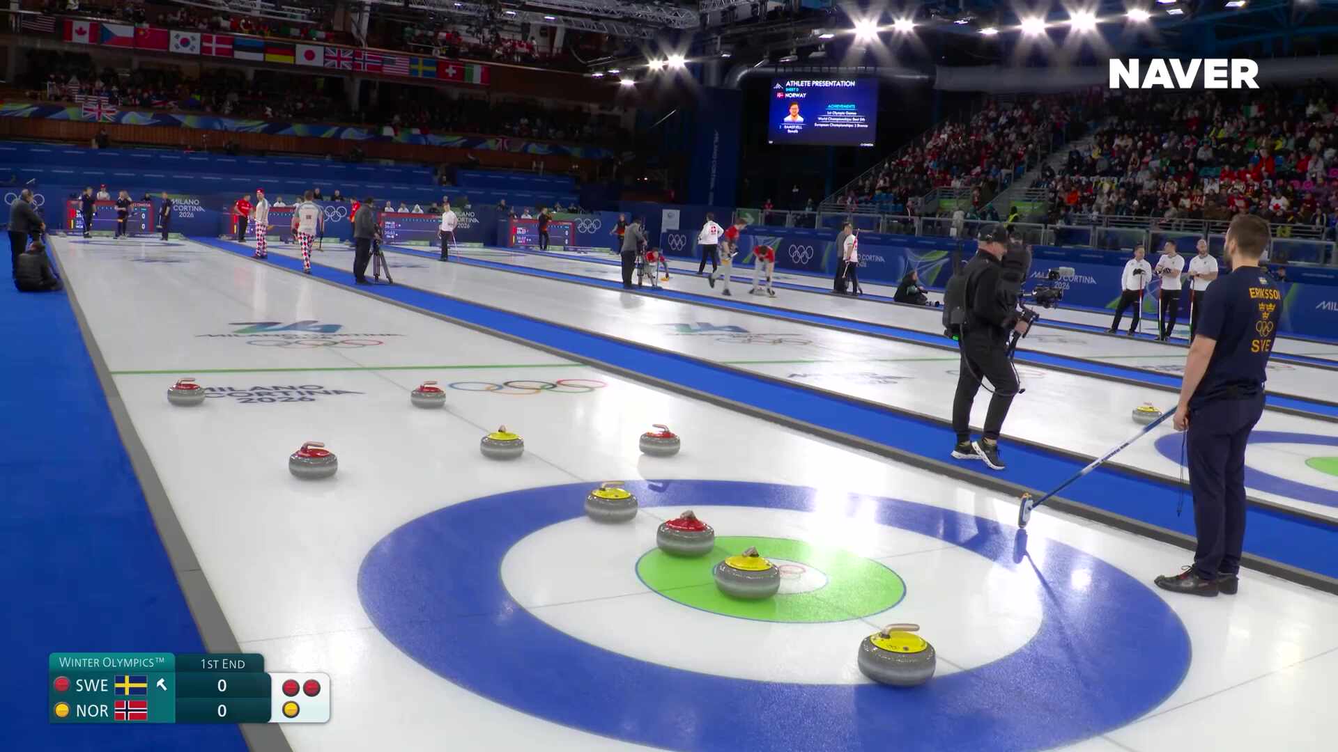 컬링 남자 예선 스웨덴 vs 노르웨이 풀영상 [2026 밀라노 코르티나 동계올림픽]