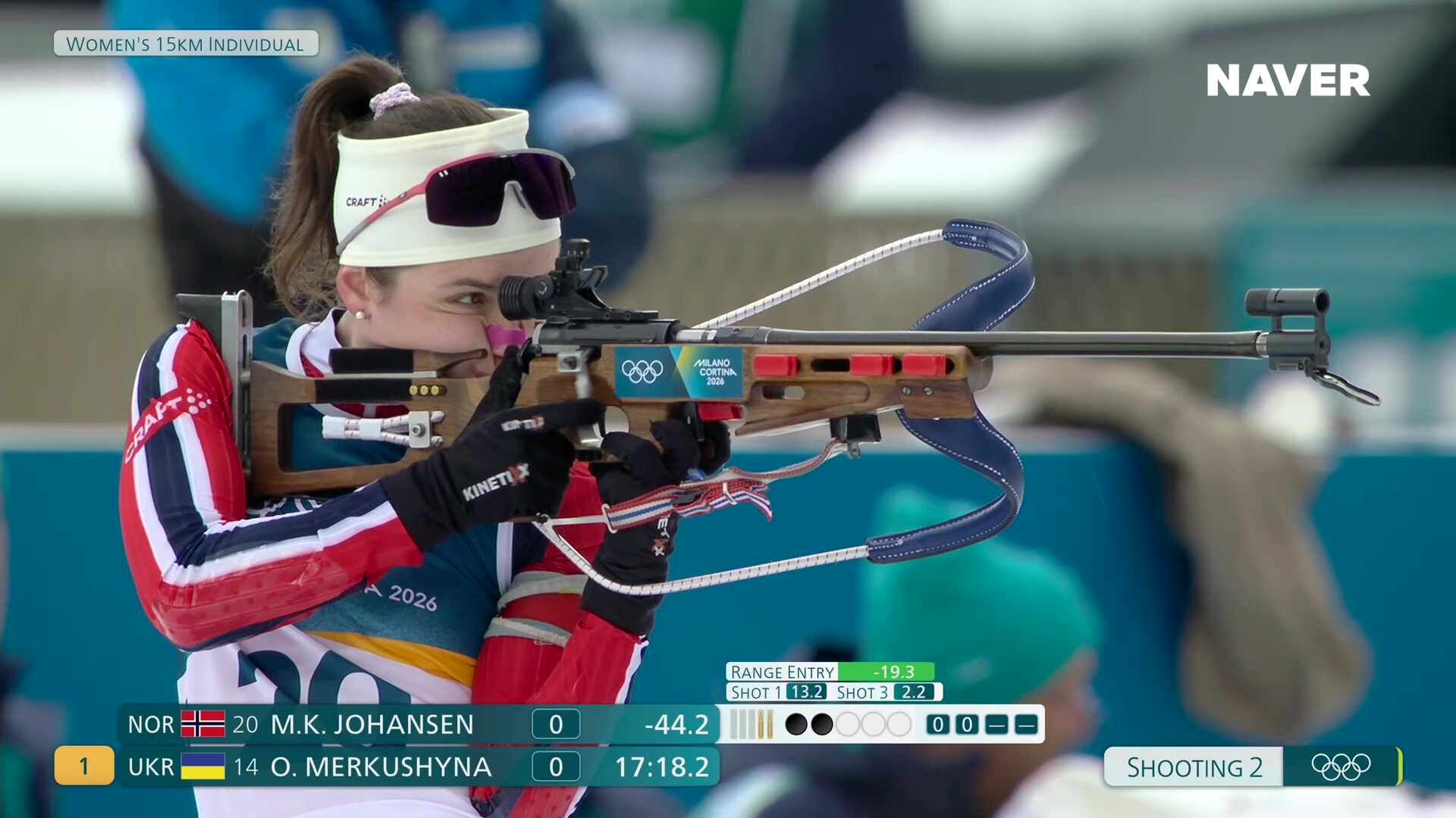 바이애슬론 여자 개인 15km 풀영상 [2026 밀라노 코르티나 동계올림픽]