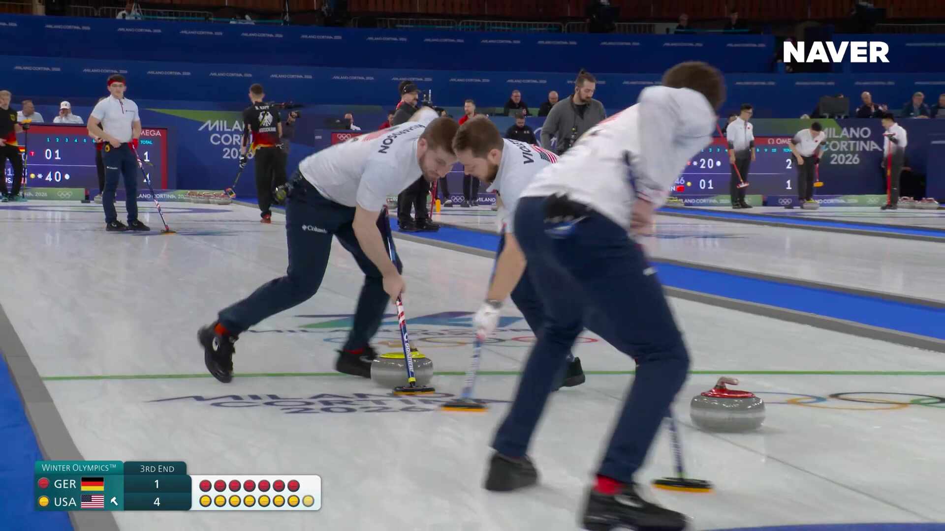 컬링 남자 예선 독일 vs 미국 풀영상 [2026 밀라노 코르티나 동계올림픽]