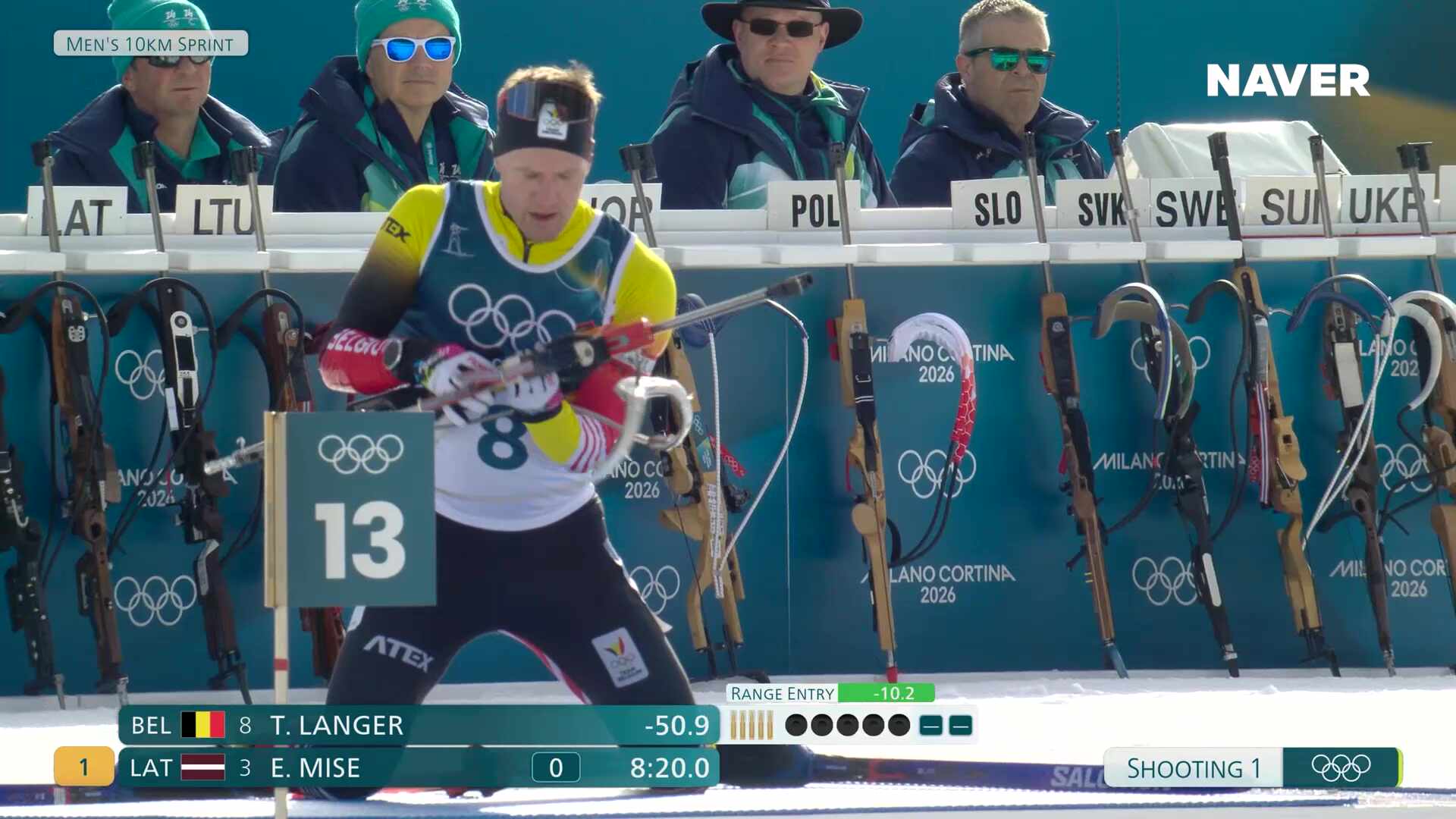 바이애슬론 남자 스프린트 10km 풀영상 [2026 밀라노 코르티나 동계올림픽]