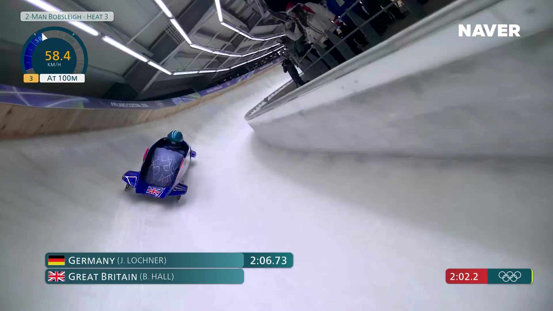봅슬레이 남자 2인승 3&4차 풀영상 [2026 밀라노 코르티나 동계올림픽]