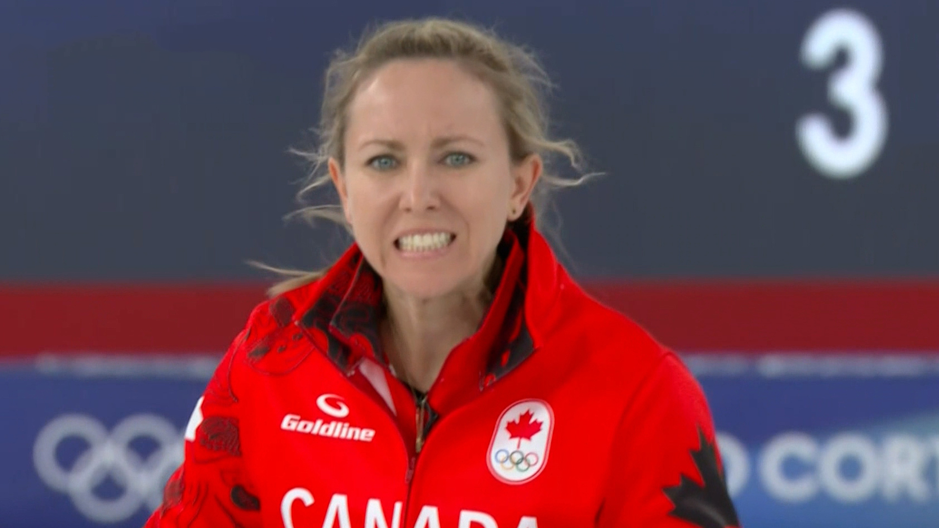 과감한 샷으로 리드를 되찾아오는 캐나다