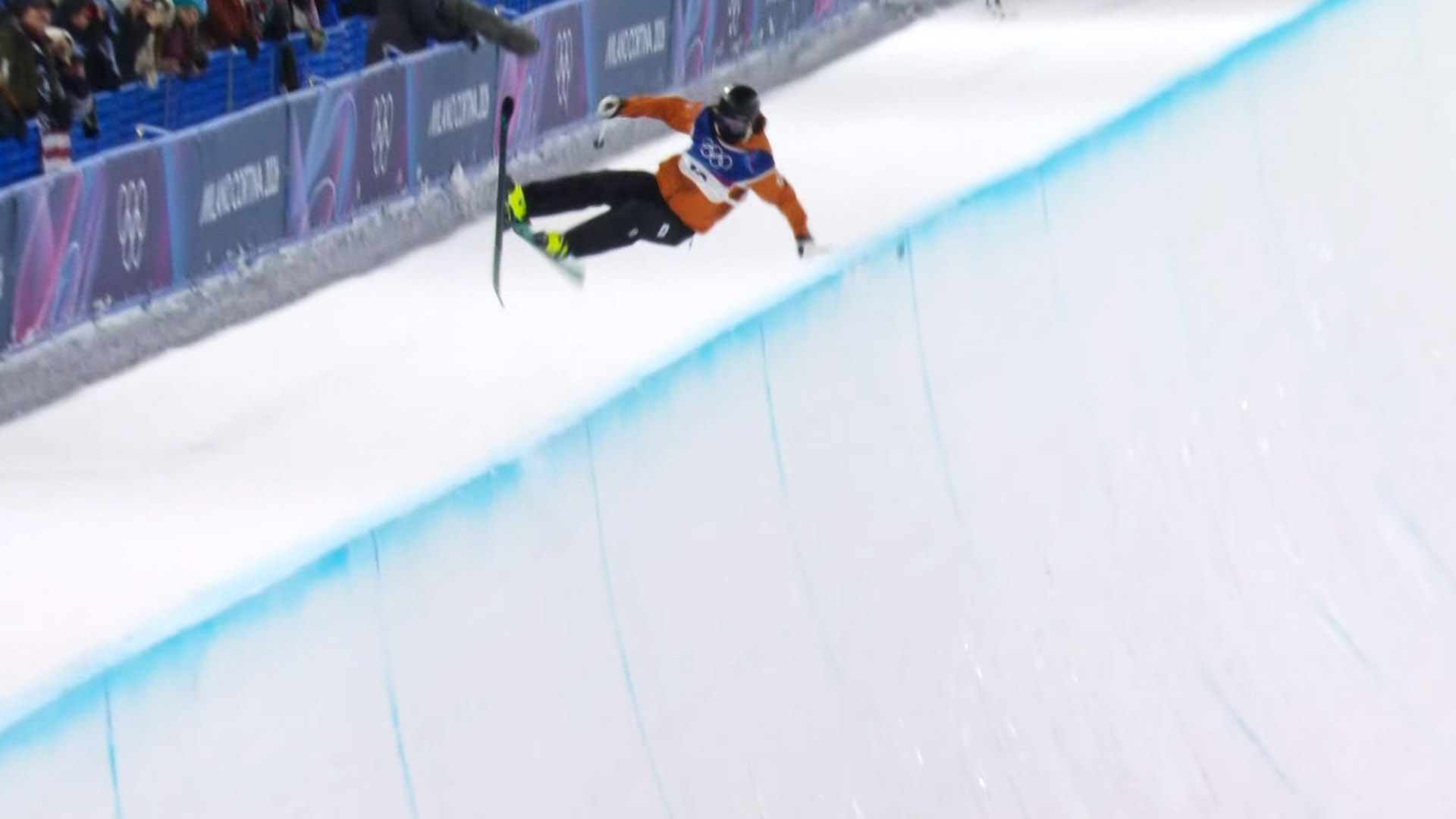 '2차 예선 파이팅!' 착지 과정에서 실수가 있었던 김다은