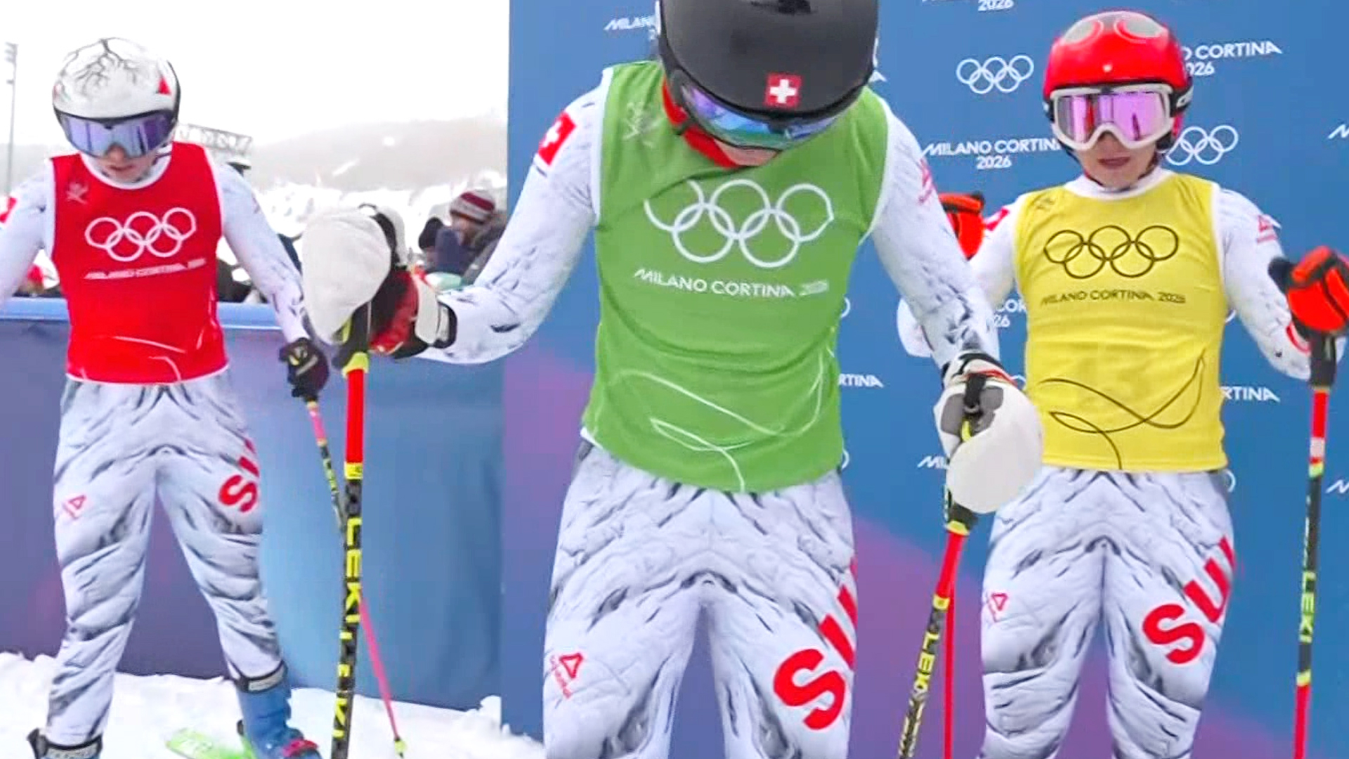 '집안싸움' 스위스 선수가 3명이나 있었던 2조