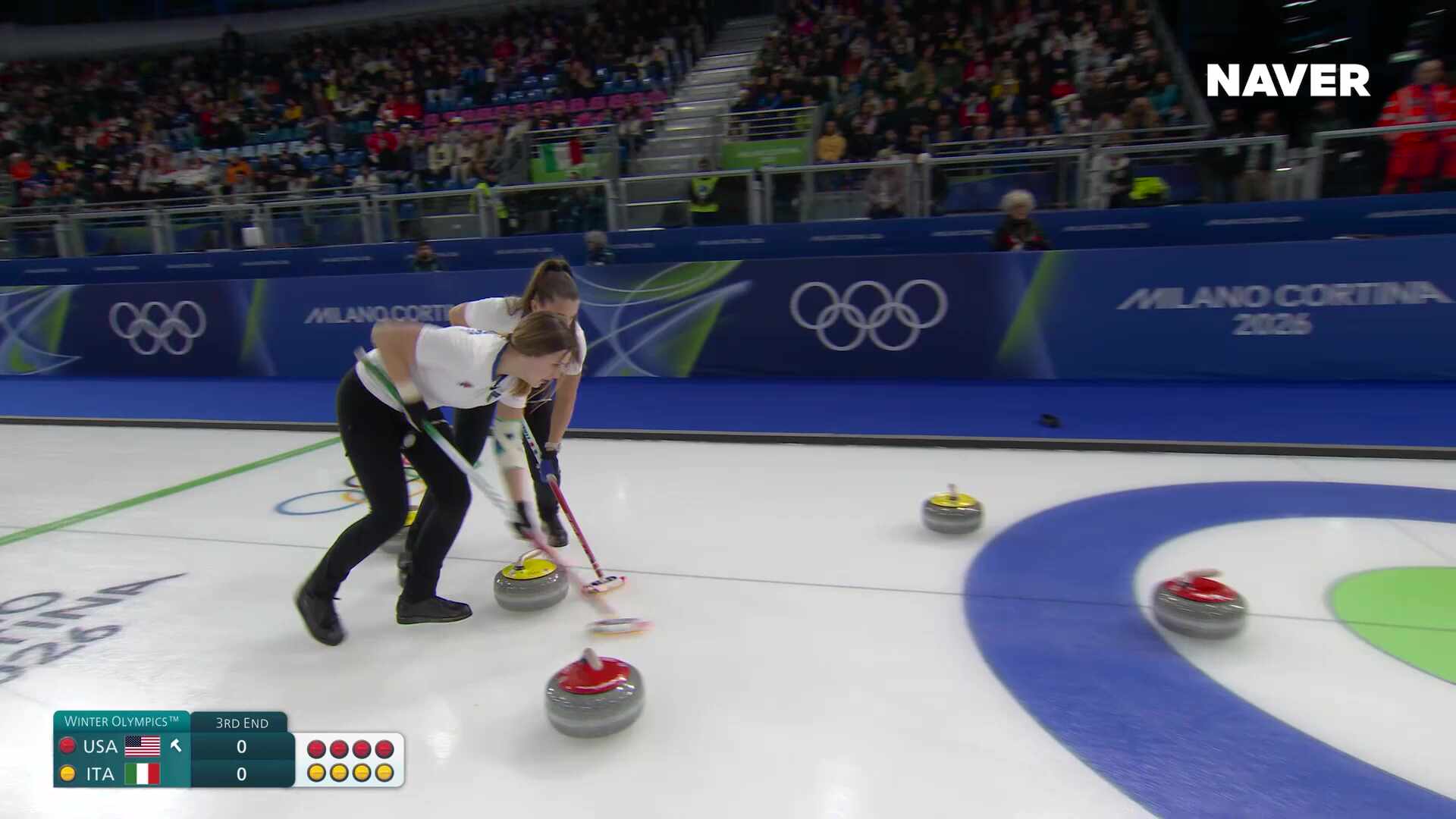 컬링 여자 예선 미국 vs 이탈리아 풀영상 [2026 밀라노 코르티나 동계올림픽]