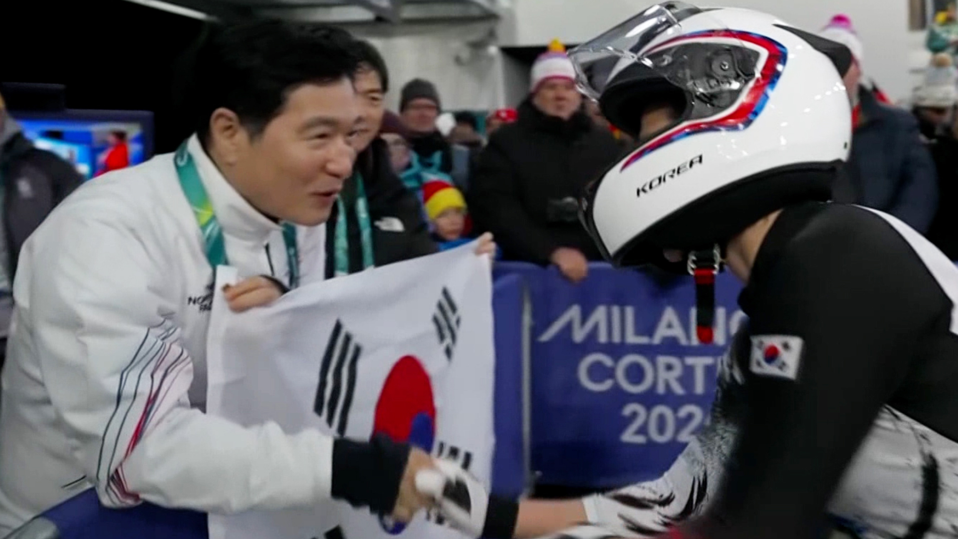 3차 시기 보다 빠른 기록으로 4차 런을 마무리한 대한민국!