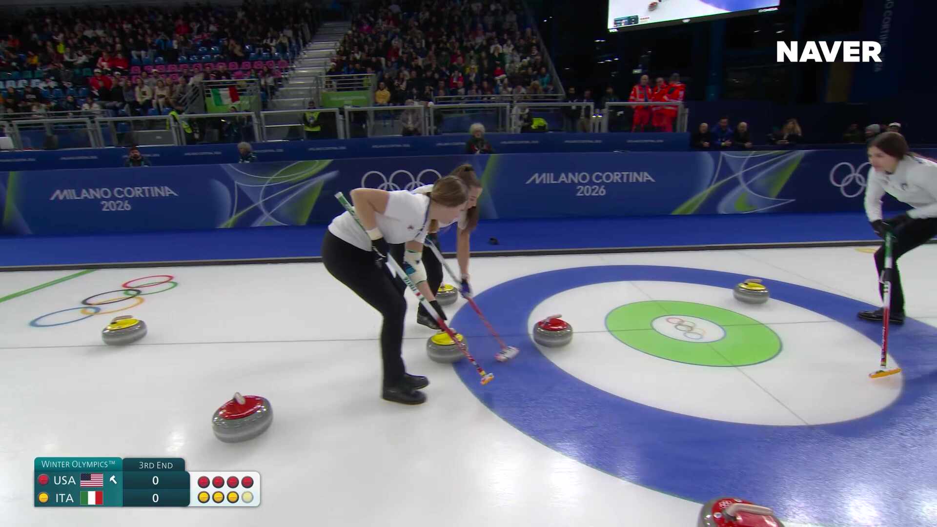 컬링 여자 예선 미국 vs 이탈리아 풀영상 [2026 밀라노 코르티나 동계올림픽]