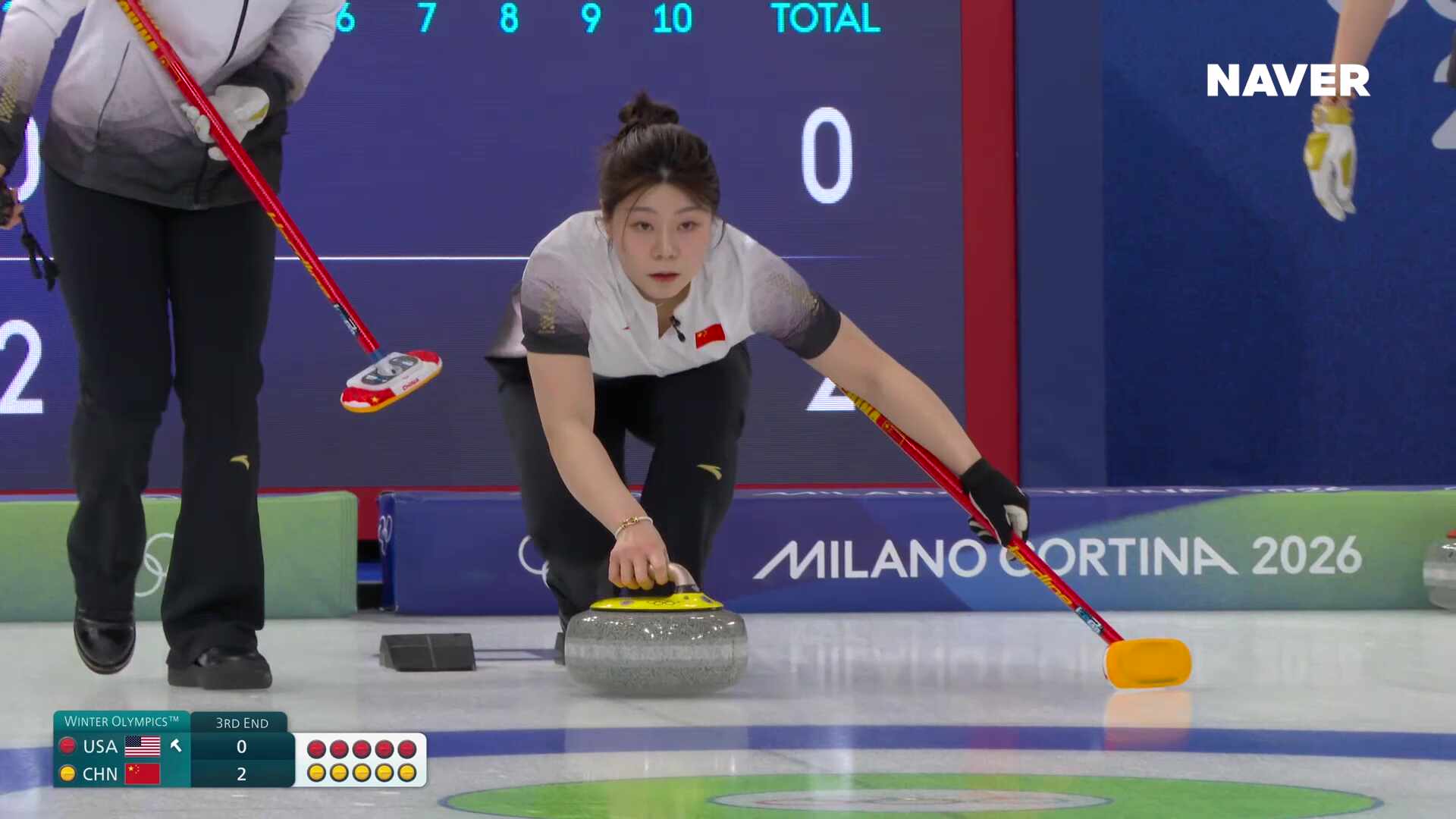컬링 여자 예선 미국 vs 중국 풀영상 [2026 밀라노 코르티나 동계올림픽]