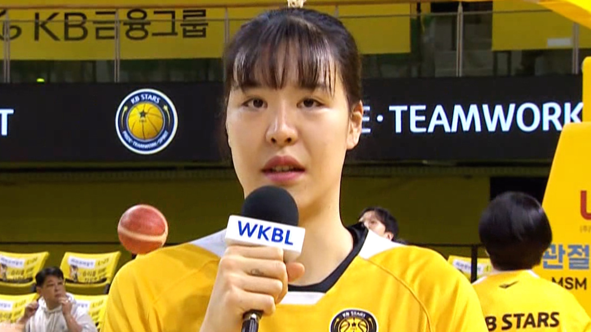 '리바운드가 중요하다' 경기 전 박지수 인터뷰