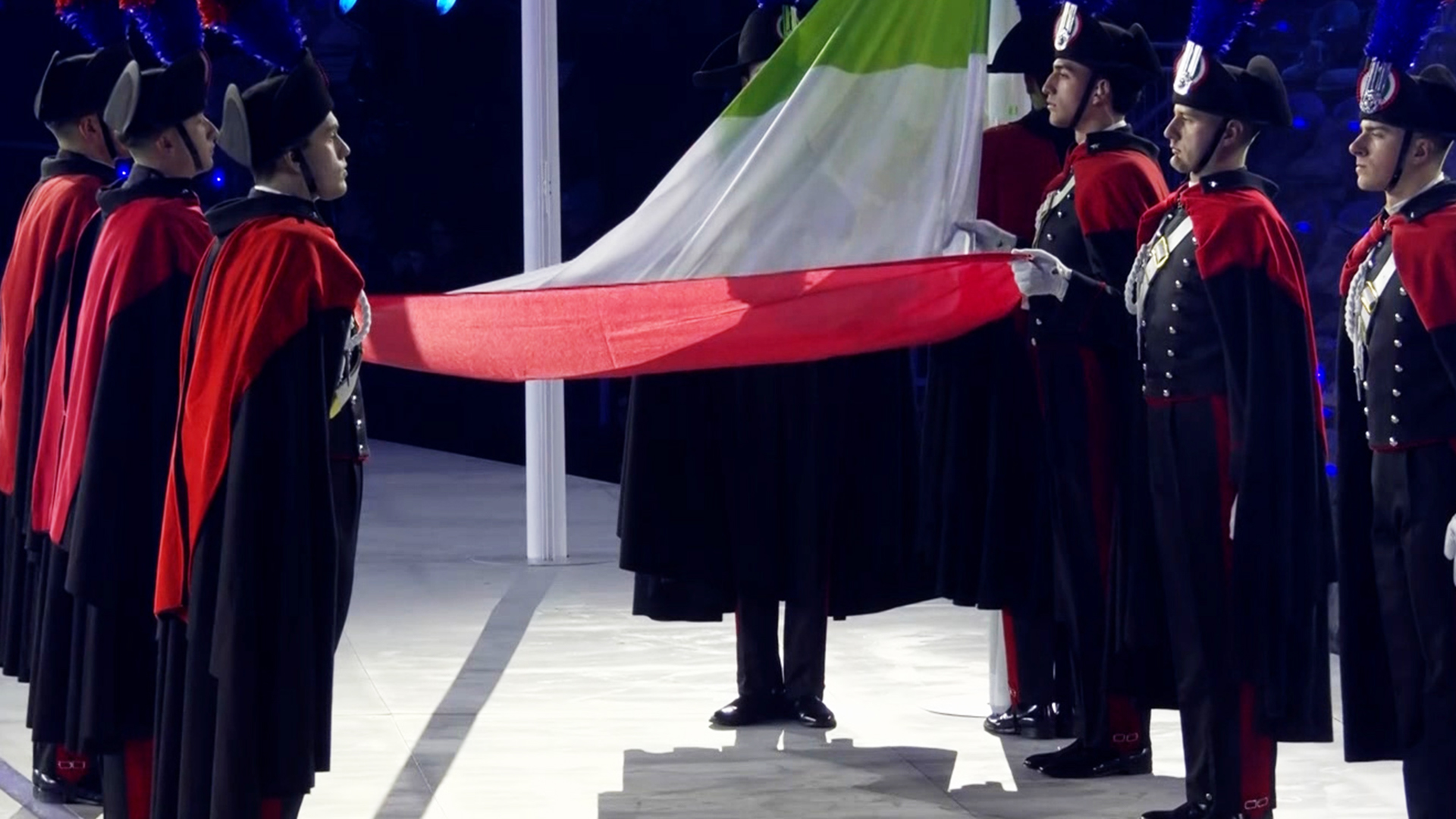 2026 밀라노 코르티나 폐회식 - 이탈리아 국기입장 및 국가