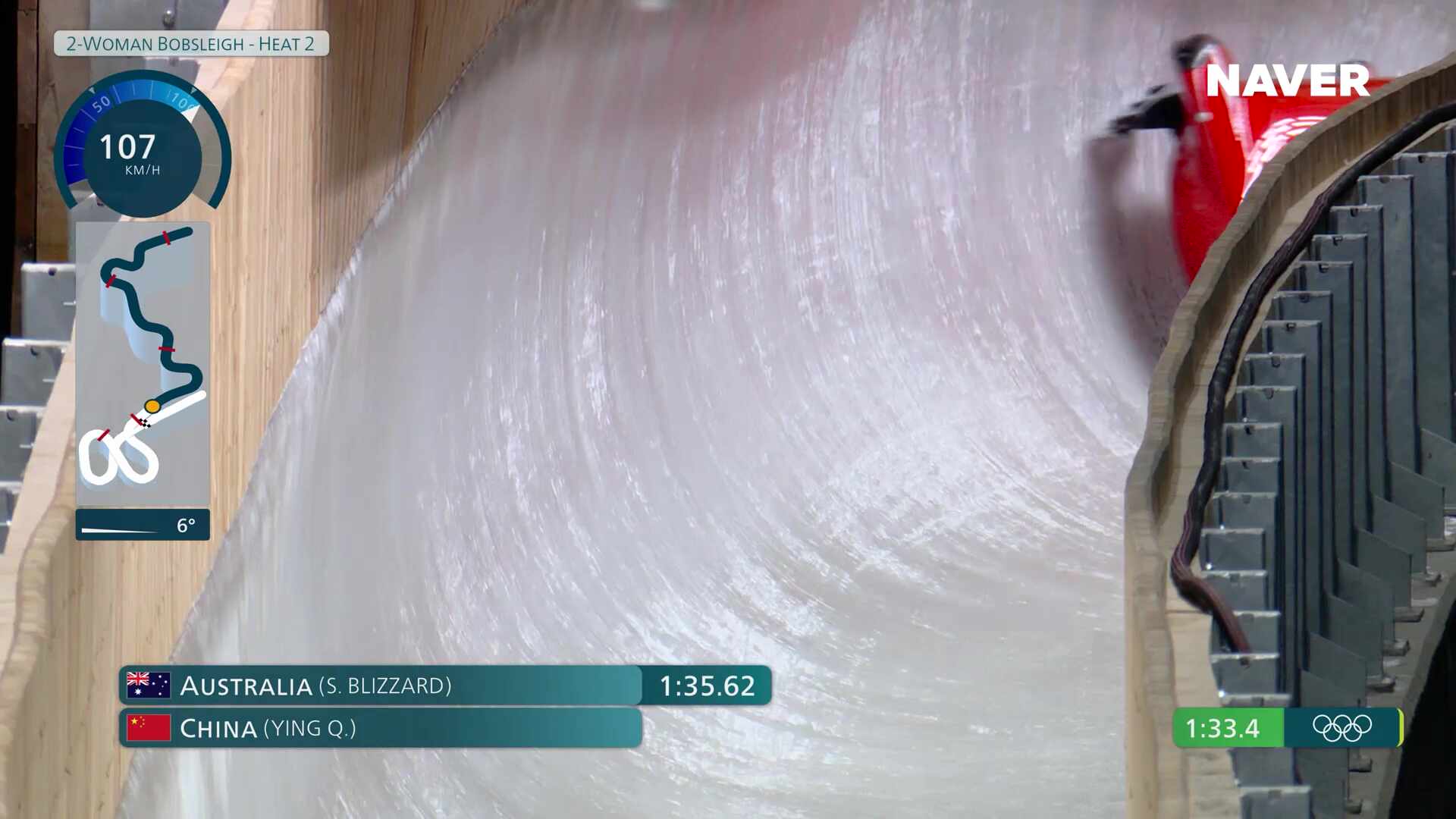 봅슬레이 여자 2인승 2차 풀영상 [2026 밀라노 코르티나 동계올림픽]