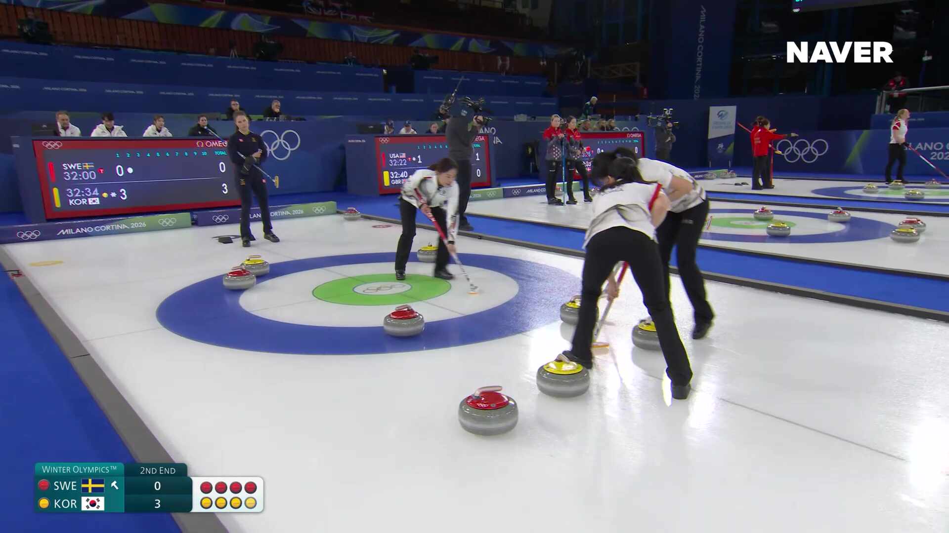 컬링 여자 예선 대한민국 vs 스웨덴 풀영상 [2026 밀라노 코르티나 동계올림픽]