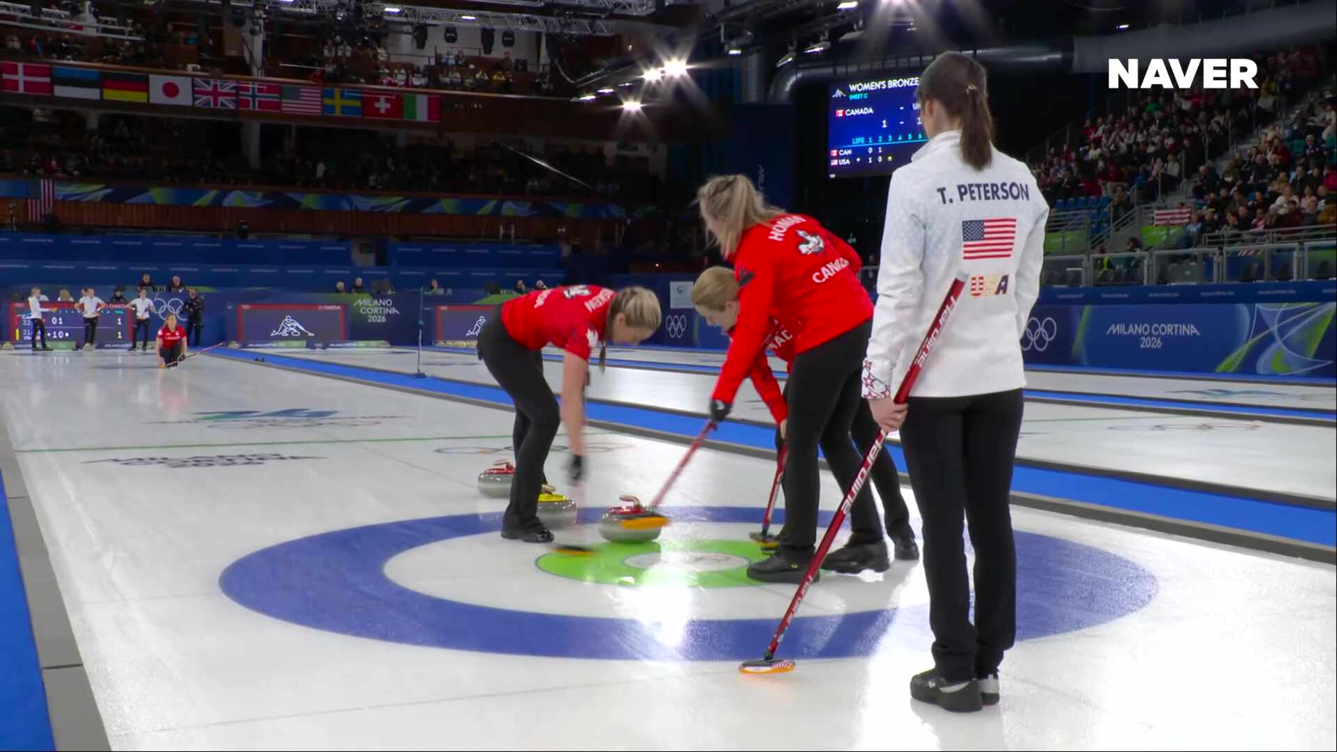 컬링 여자 동메달 결정전 캐나다 vs 미국 풀영상 [2026 밀라노 코르티나 동계올림픽]
