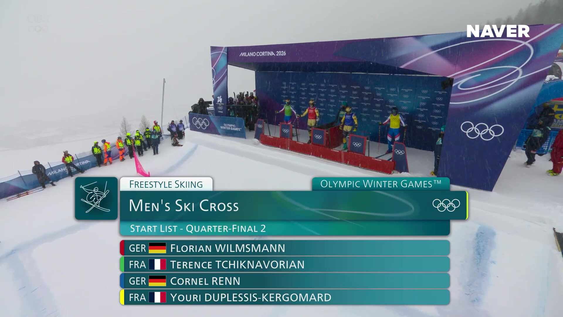 프리스타일 스키 남자 스키 크로스 준결승 풀영상 [2026 밀라노 코르티나 동계올림픽]