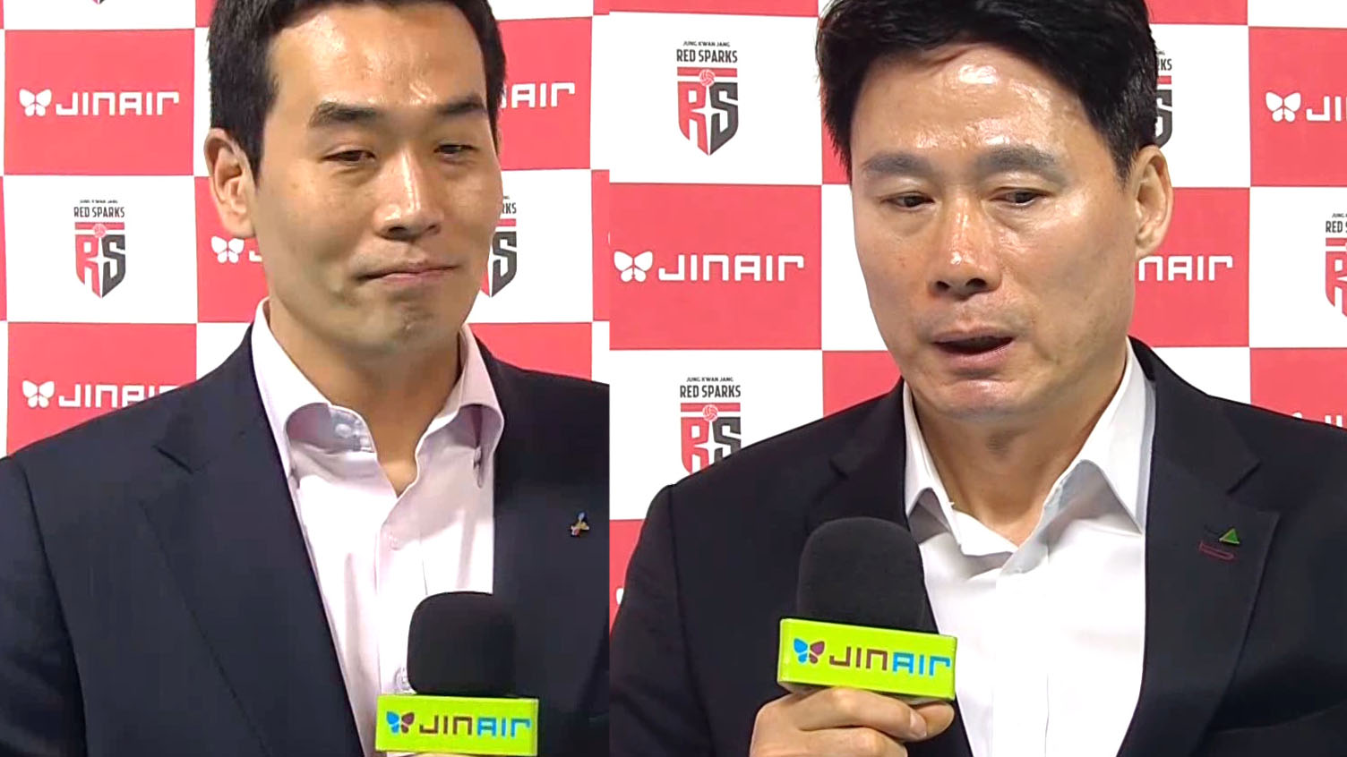 '오늘의 포인트는 서브 공략!' 경기 전 양 팀 감독 인터뷰