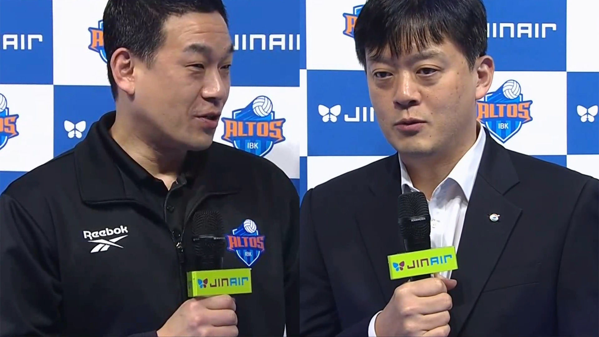 '열심히 해보겠습니다 ' 경기 전 여오현-이영택 양 팀 감독 인터뷰