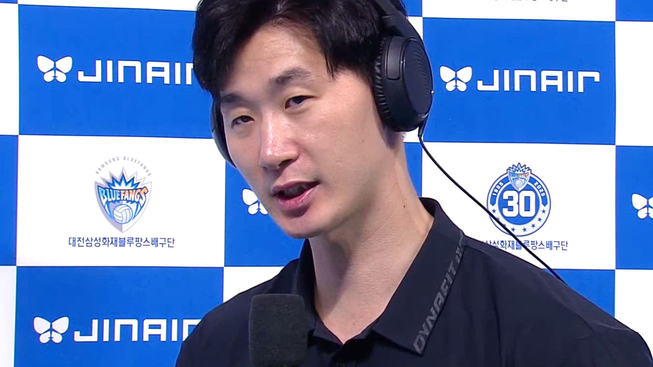 '준 PO 진출!' 우리카드의 사령탑, 박철우 감독 대행 인터뷰