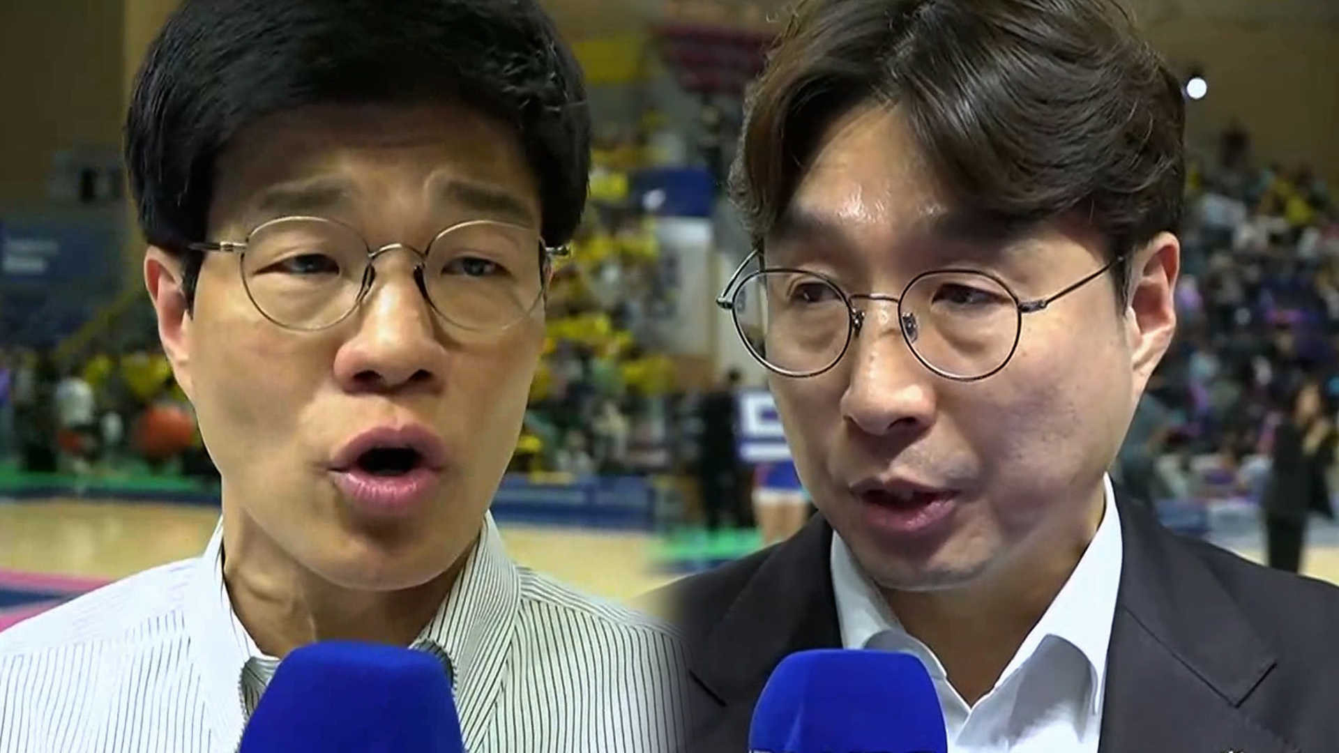 '후반전은 어떻게?' 전반전을 마친 양 팀 감독 인터뷰