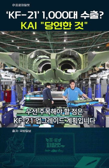 KF-21 전력화 임박! 1,000대 수출?