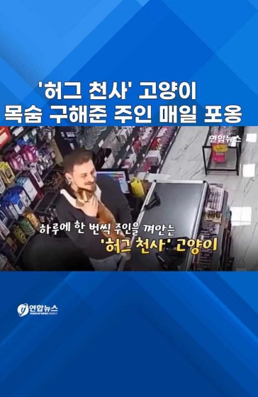 1일 1포옹...매일 찾아와 껴안는 허그냥