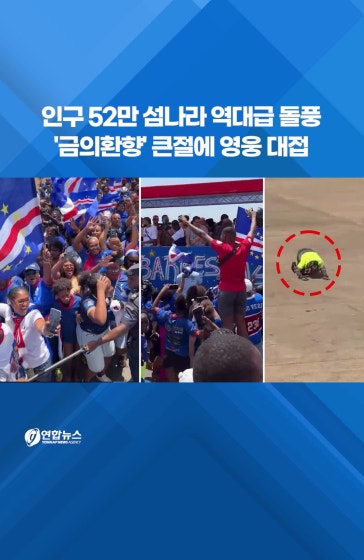 '금의환향' 큰절에 영웅 대접