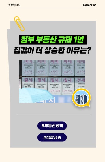 정부 부동산 규제에 집값이 더 상승한 이유