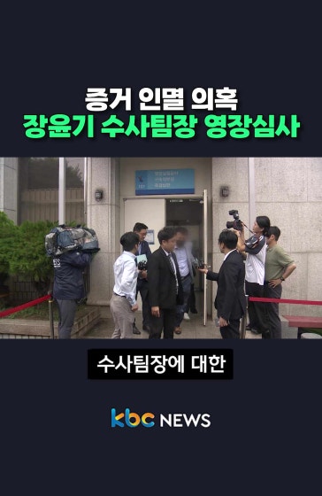 증거 인멸 의혹 장윤기 수사팀장 영장심사 
