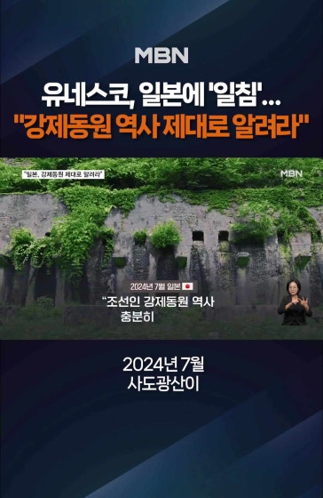 유네스코, 일본에 일침